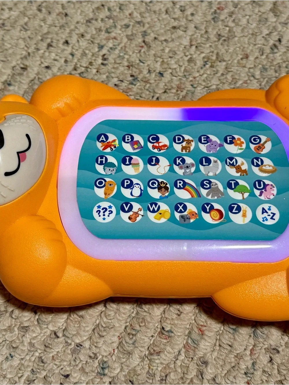 Fisher-Price Linkimals A-Z Otter Interactive Educational Toy with Music-tested